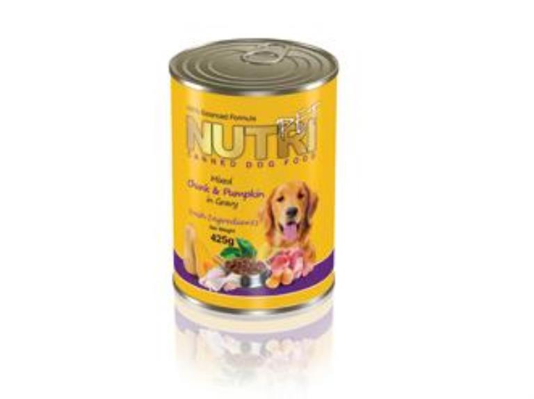 کنسرو چانک مرغ، گوشت قرمز و کدو تنبل مخصوص سگ